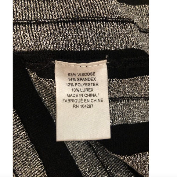 Milly Scoop-Neck Elbow-Sleeve Fit-and-Flare Metallic Pleated Dress - Picture 10 of 12